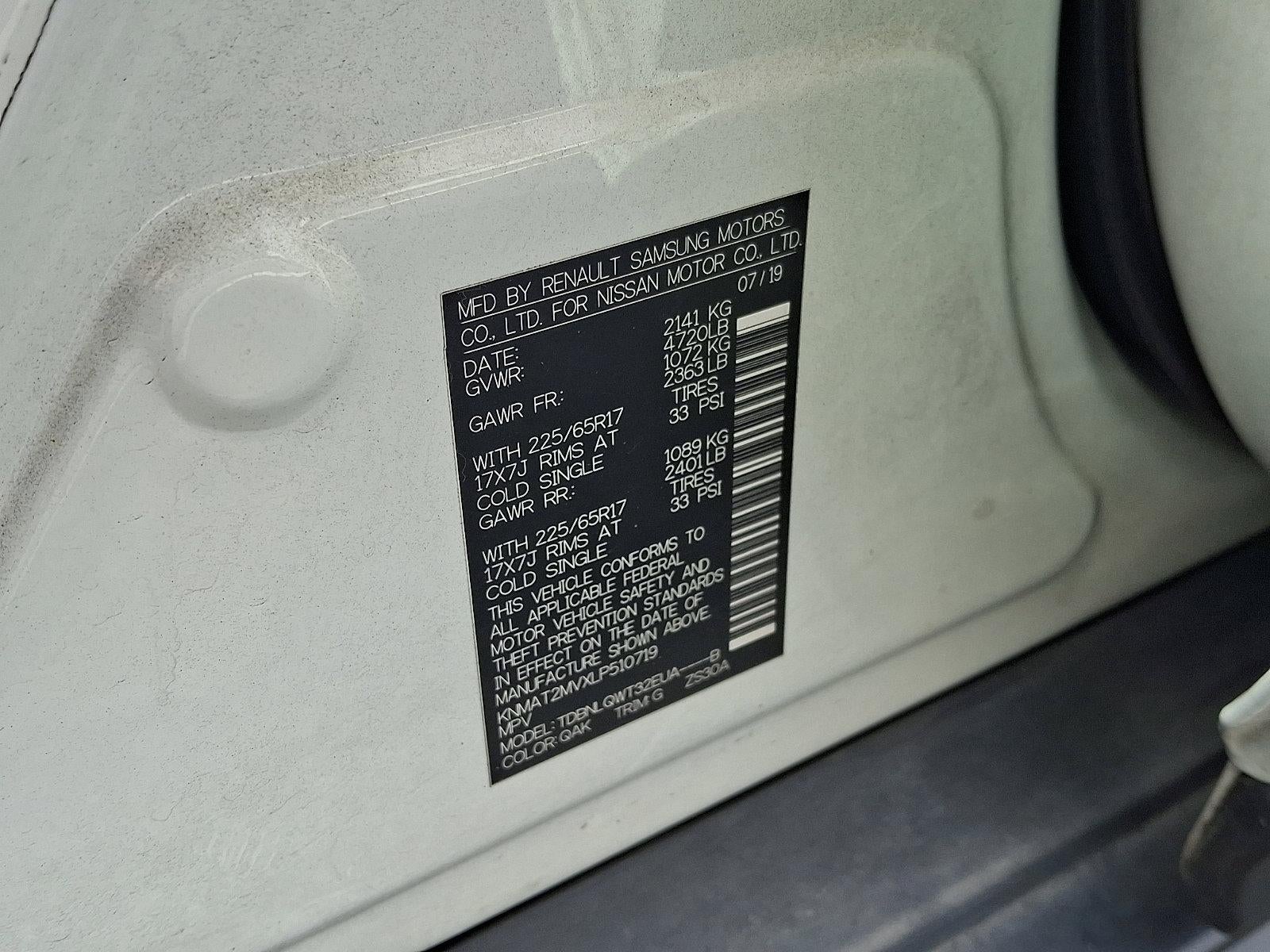 2020 Nissan Rogue AWD SV