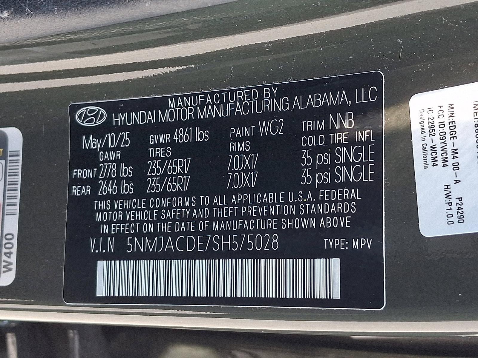 2025 Hyundai TUCSON SE
