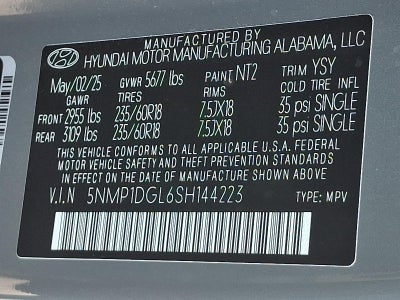 2025 Hyundai SANTA FE SE