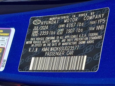 2025 Hyundai ELANTRA N Manual