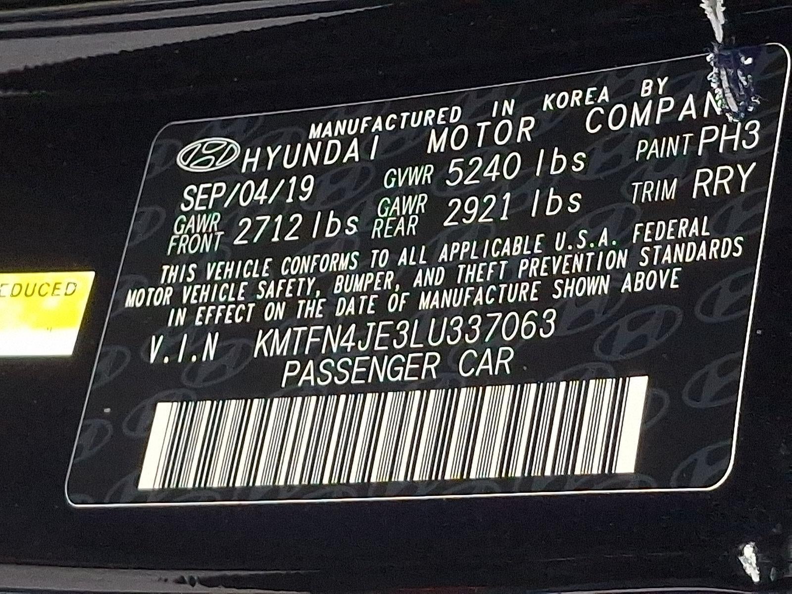 2020 Genesis G80 3.8L