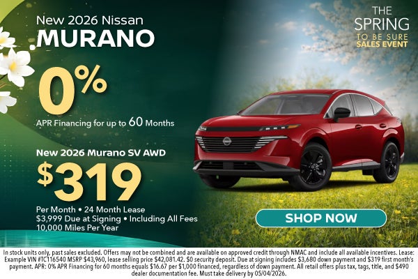 New 2026 Nissan Murano