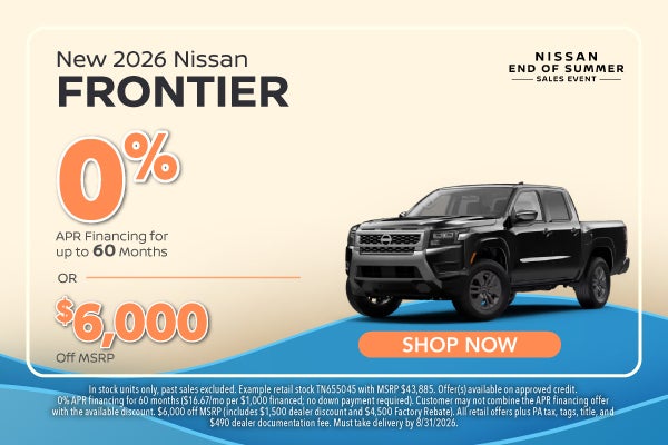 New 2026 Nissan Frontier