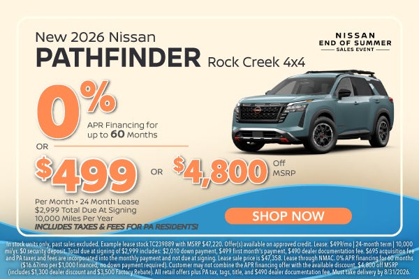 New 2026 Nissan Pathfinder 