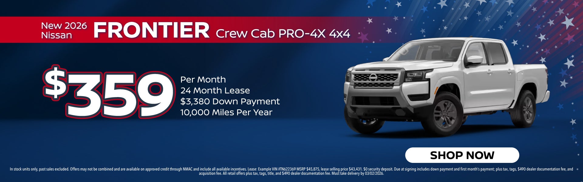 New 2026 Nissan Frontier