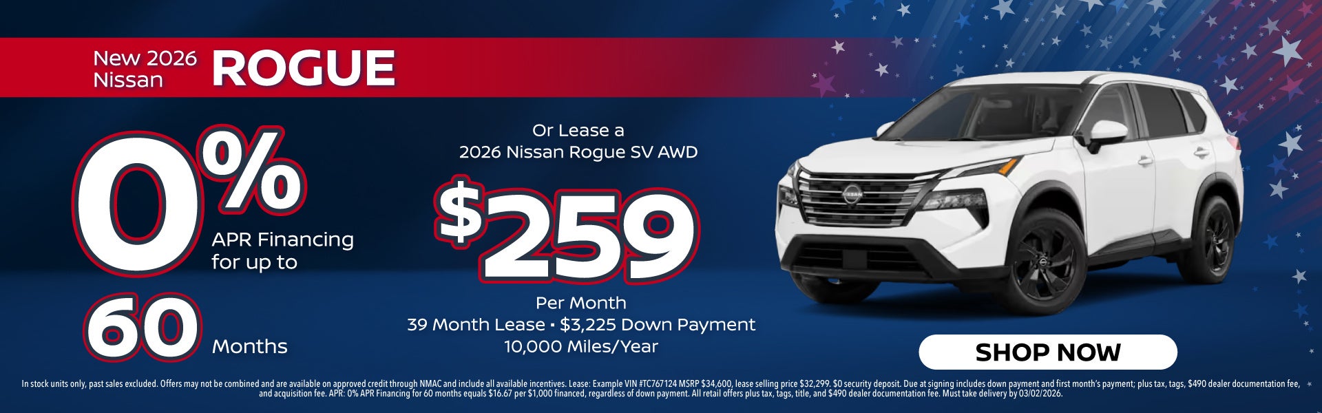 New 2026 Nissan Rogue SV