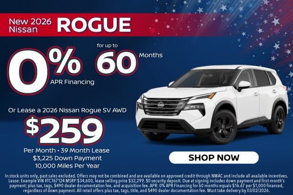 New 2026 Nissan Rogue SV