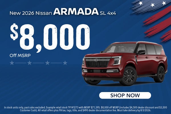 New 2026 Nissan Armada Platinum Reserve