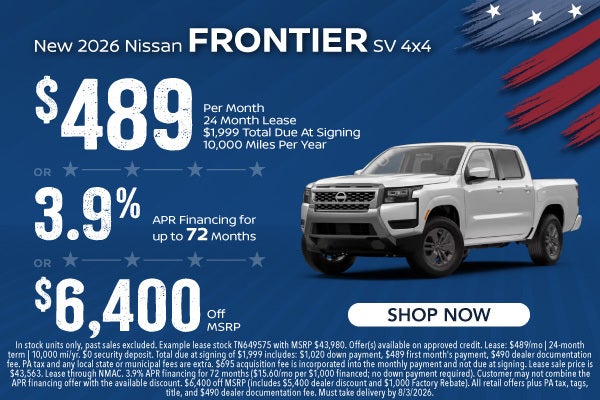 New 2026 Nissan Frontier