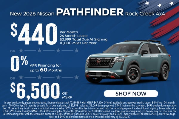 New 2026 Nissan Pathfinder 