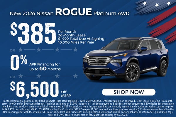 New 2026 Nissan Rogue