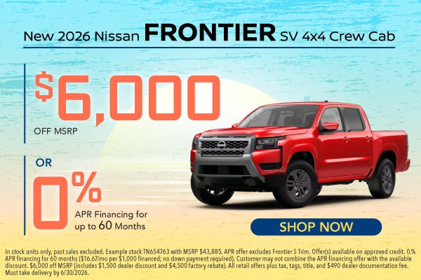 New 2026 Nissan Frontier