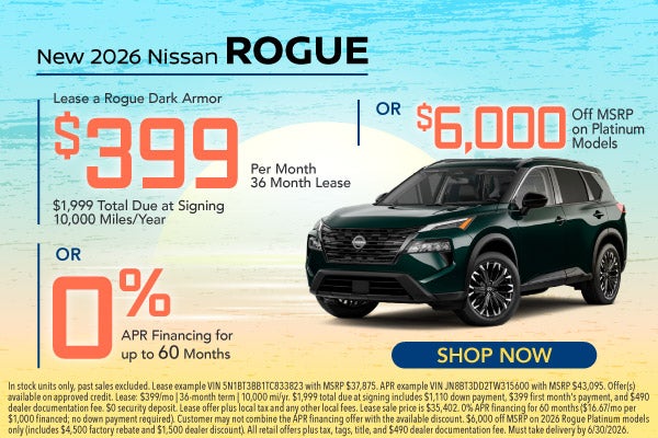 New 2026 Nissan Rogue