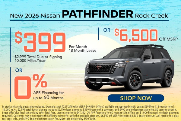 New 2026 Nissan Pathfinder 