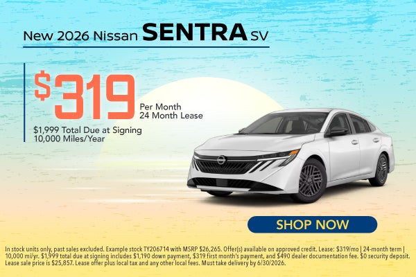 New 2026 Nissan Sentra SV 