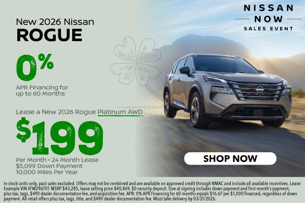 New 2026 Nissan Rogue SV