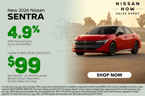 New 2026 Nissan Sentra