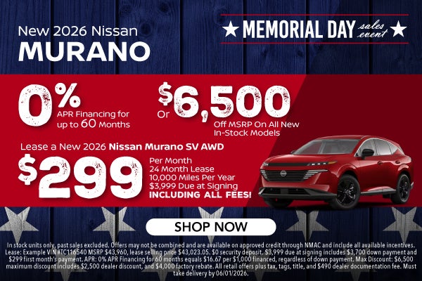 New 2026 Nissan Murano