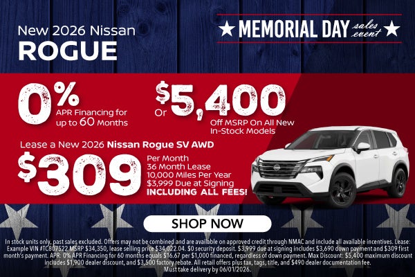 New 2026 Nissan Rogue