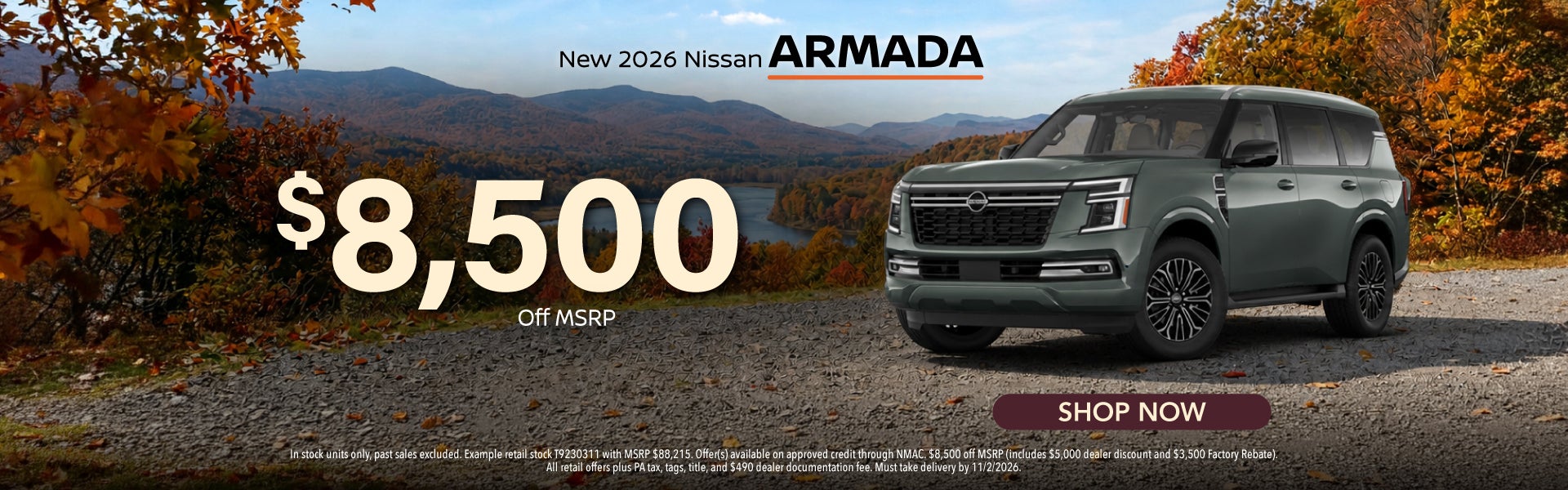 New 2026 Nissan Armada