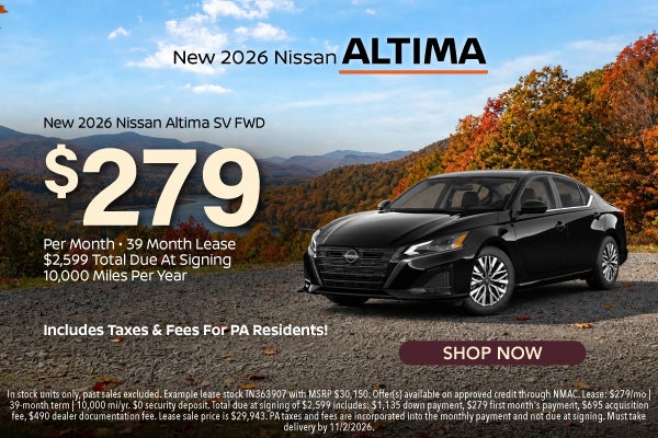 New 2026 Nissan Altima SV FWD