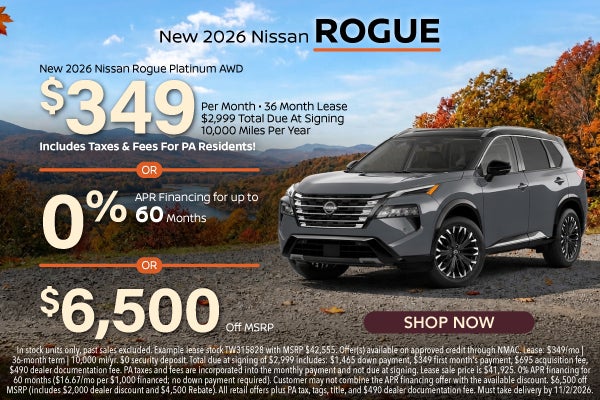 New 2026 Nissan Rogue Platinum AWD