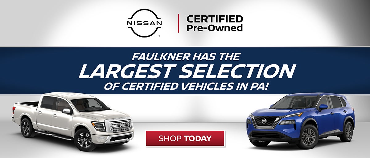 Certified Pre-owned at Faulkner Nissan Of Mechanicsburg in Mechanicsburg PA